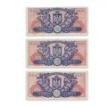 Trei bancnote în valoare de 1000 lei din 30 septembrie 1947