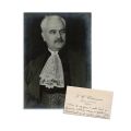 I. C. Cătuneanu, fotografie de epocă + carte de vizită cu text olograf