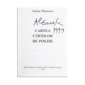 Adrian Păunescu, Cartea cărților de poezie, 1999, cu autograf