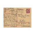 Emil Cioran, carte poștală către părinți, 1934