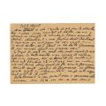 Emil Cioran, carte poștală către părinți, 1934
