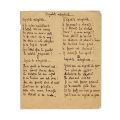 Tudor Mușatescu, manuscrisul poemului „Înșiră-te mărgărite...”, 1926 - Piesă rară