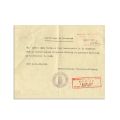 Emil Cioran, Certificat de frecvență, 13 noiembrie 1934 