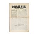 Publicația „Romanul”, Anul I, Nr. 1, 15 octombrie 1932