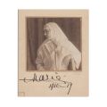 Regina Maria soră medicală, fotografie de mari dimensiuni, semnată olograf, atelier Julietta