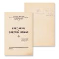 Alexandru Minculescu, Precariul în dreptul roman, 1935, cu dedicație 