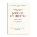 Eugène Ionesco, Jurnal în fărâme, 1973