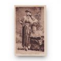 Țărani români, opt fotografii tip carte poștală 