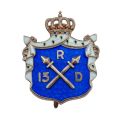 Insignă de 7 ani „Regimentul 13 Infanterie (Dorobanți) - Ștefan cel Mare”, bijutier Karnet & Kysely