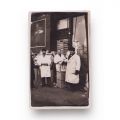 Băcănie și bodega „La Petru” din Floreasca, două fotografii tip carte poștală  