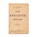 Theodor D. Speranția, Anecdote populare, două volume, 1905