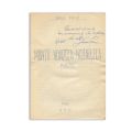 Sașa Pană, manuscrisul volumului Munții noaptea neliniștea, 1940, cu semnătură 