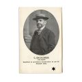 Constantin Bacalbașa, carte de legitimație + carte poștală