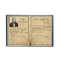 Constantin Bacalbașa, carte de legitimație + carte poștală