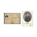 Constantin Bacalbașa, carte de legitimație + carte poștală