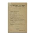 Convorbiri Literare, Anul XLIII, 1909, 12 numere colligate, an complet