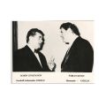 16 fotografii, diverși interpreți de operă români, cu dedicații