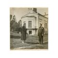 Mihail Sadoveanu alături de soția sa, fotografie de epocă, cca. 1950
