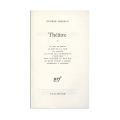 Eugène Ionesco, Théâtre, 8 volume, cu dedicația autorului