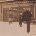 Restaurante și terase, trei fotografii tip carte poștală