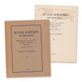 George D. Florescu, Divanele domnești din Țara Românească și Muntenia, două volume, 1929 - 1943, cu dedicații olografe pentru Radu Sc. Greceanu și ex-libris semnătură