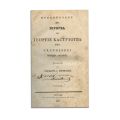 Prescurtare din Istoria lui Gheorghe Castriotul,  2 volume, 1847, cu semnătura traducătorului Sărdarul I. Bilcirescu