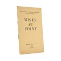 Ern Adamov, Fernand Lumbroso, Claude Sernet, Mises au Point, 1929