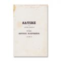 Antioh Cantemir, Satire și alte poetice compuneri, 1844