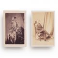 Părinții regelui Carol I al României, două fotografii tip carte-de-visite
