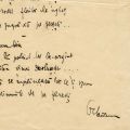 Octavian Goga, „Anei de ziua ei”, poezie manuscris
