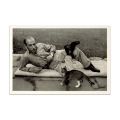 Saul Steinberg, fotografie după un clișeu Henri Cartier-Bresson