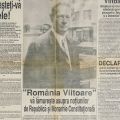 Publicația „România Viitoare” - „Români, cunoașteți-vă regele!”, cu semnătura olografă a regelui Mihai I
