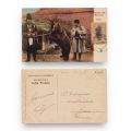 Ursari români, patru fotografii tip carte poștală