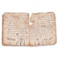 Preotul Vasile Popovici, 5 file manuscris privitoare la teologie, 1840