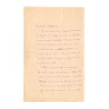 Vasile Alecsandri, scrisoare olografă în limba română + broșura lucrării Ginta Latină