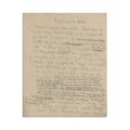 B. Fundoianu, manuscrisul lucrării „Tăgăduința lui Petru”, 1917
