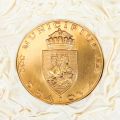 Nicolae P. Romanescu, medalie comemorativă din bronz patinat