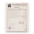 Șapte facturi emise Consistoriului Arhidiecezan, Sibiu, 1926-1947