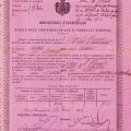 Brevet pentru vânzarea de băuturi spirtoase, 1914