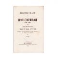 S. Popescu, Legende slave din veacul de mijloc, 1860