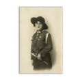 Cercetaș și cercetașă, două fotografii tip carte poștală, 1929, atelier Benesch 