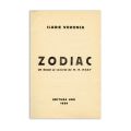 Ilarie Voronca, Zodiac, 1930, exemplar numerotat, cu dedicație olografă pentru Dan Faur