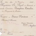Col. Dragalina Corneliu, brevet + fotografie de epocă, 27 noiembrie 1931