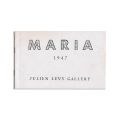 Catalog al expoziției Maria [Martins], 1947, New York