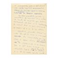 Geo Bogza, „Ora exactă”, trei file manuscris, 1980