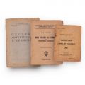 Trei volume despre prelucrarea lemnului, 1922-1944