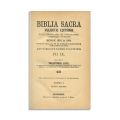 Biblia Sacra Vulgatae Editionis, două tomuri colligate
