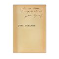 Gustave Coquiot, Paul Cézanne, cu dedicație pentru Martha Bibescu