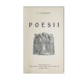 G. Călinescu, Poesii, 1937, cu dedicație pentru Al. Rosetti