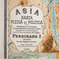 Asia, hartă de mari dimensiuni, 1925